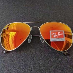 Ray-Ban Orange Sunglasses 3026 62mm